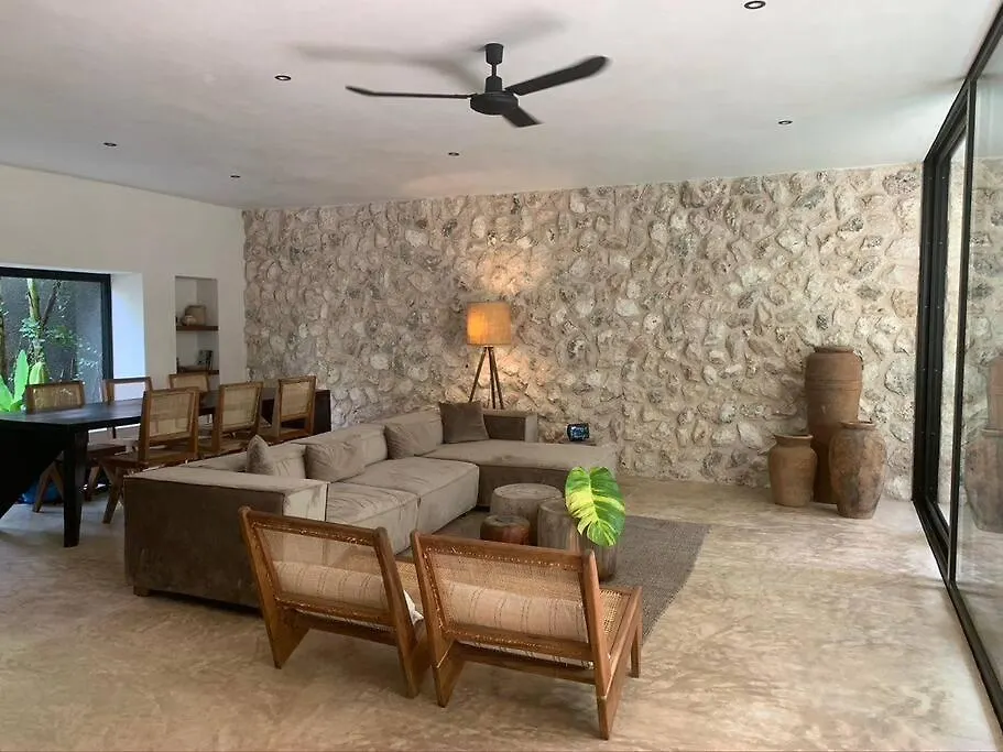 Villa Kaan In Holistika, Tulum - Private Pool, Garden & Rooftop