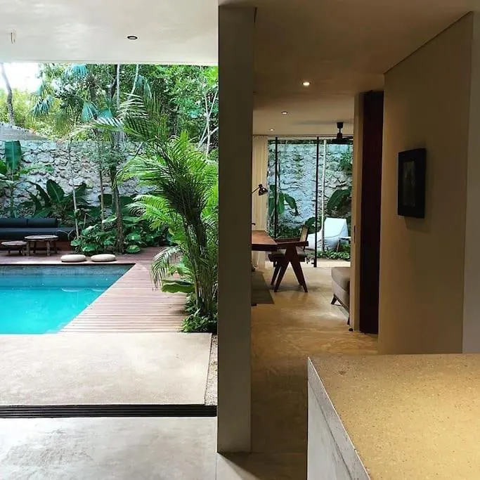 Villa Kaan In Holistika, Tulum - Private Pool, Garden & Rooftop