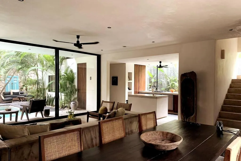 Villa Kaan In Holistika, Tulum - Private Pool, Garden & Rooftop