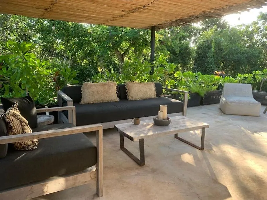 Villa Kaan In Holistika, Tulum - Private Pool, Garden & Rooftop