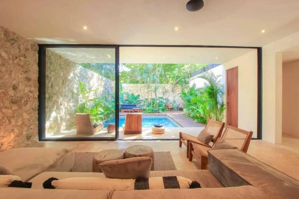 Villa Kaan In Holistika, Tulum - Private Pool, Garden & Rooftop 0*,