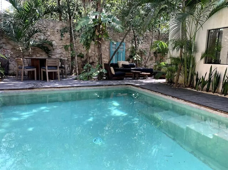 Villa Kaan In Holistika, Tulum - Private Pool, Garden & Rooftop