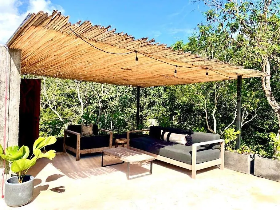 Villa Kaan In Holistika, Tulum - Private Pool, Garden & Rooftop